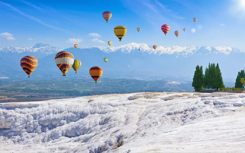Pamukkale Hierapolis & Hot Air Balloon Tour